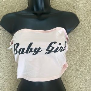 Romwe baby girl crop top size large